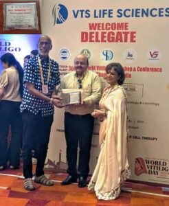 फिरोजपुर के स्किन स्पेशलिस्ट डॉ. नरेश खन्ना को वर्ल्ड विटिलिगो डे इंडिया कॉन्फ्रेंस में सम्मानित