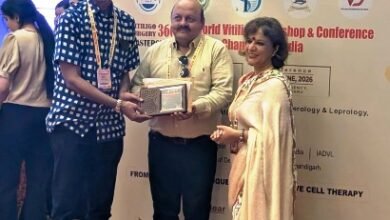 फिरोजपुर के स्किन स्पेशलिस्ट डॉ. नरेश खन्ना को वर्ल्ड विटिलिगो डे इंडिया कॉन्फ्रेंस में सम्मानित