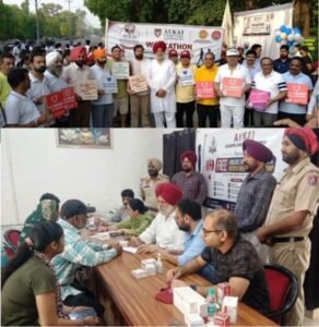 SSP flagged off Organ donation and Uro-Cancer Awareness Walkathon