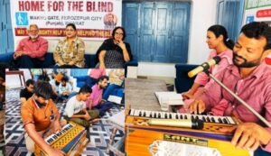 विश्व संगीत दिवस पर डीसीएम इंटरनैशनल स्कूल ने ब्लाइंड होम में किया म्यूजिकल इवनिंग का आयोजन
