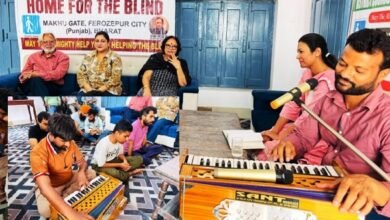 विश्व संगीत दिवस पर डीसीएम इंटरनैशनल स्कूल ने ब्लाइंड होम में किया म्यूजिकल इवनिंग का आयोजन
