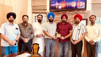 ਸੱਭਿਆਚਾਰਕ ਸੱਥ ਪੰਜਾਬ ਵੱਲੋਂ ਡਾ. ਜਗਦੀਪ ਸੰਧੂ ਜ਼ਿਲਾ ਭਾਸ਼ਾ ਅਫ਼ਸਰ ਦਾ ਸਨਮਾਨ