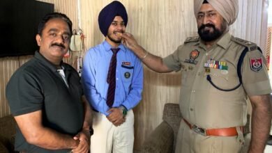 ਐਸਐਸਪੀ ਨੇ ਜਪਾਨ ਦੇ ਏਸ਼ੀਆ ਕਾਕੇਸ਼ਾਹੀ ਪ੍ਰੋਜੈਕਟ ਲਈ 11 ਭਾਰਤੀਆਂ ਵਿੱਚੋਂ ਫਿਰੋਜ਼ਪੁਰ ਦੇ ਇੱਕਲੇ ਵਿਦਿਆਰਥੀ ਦੀ ਚੋਣ ਦਾ ਸਨਮਾਨ ਕੀਤਾ