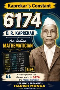 6174: एक ऐसा नंबर जिसने दुनिया को हैरान कर दिया