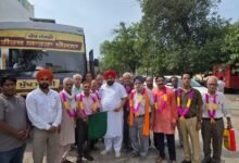 ਵਿਧਾਇਕ ਰਣਬੀਰ ਸਿੰਘ ਭੁੱਲਰ ਨੇ ਮੁੱਖ ਮੰਤਰੀ ਤੀਰਥ ਯਾਤਰਾ ਯੋਜਨਾ ਤਹਿਤ ਸ਼ਰਧਾਲੂਆਂ ਦੀ ਬੱਸ ਨੂੰ ਹਰੀ ਝੰਡੀ ਦੇ ਕੇ ਕੀਤਾ ਰਵਾਨਾ