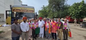ਵਿਧਾਇਕ ਰਣਬੀਰ ਸਿੰਘ ਭੁੱਲਰ ਨੇ ਮੁੱਖ ਮੰਤਰੀ ਤੀਰਥ ਯਾਤਰਾ ਯੋਜਨਾ ਤਹਿਤ ਸ਼ਰਧਾਲੂਆਂ ਦੀ ਬੱਸ ਨੂੰ ਹਰੀ ਝੰਡੀ ਦੇ ਕੇ ਕੀਤਾ ਰਵਾਨਾ