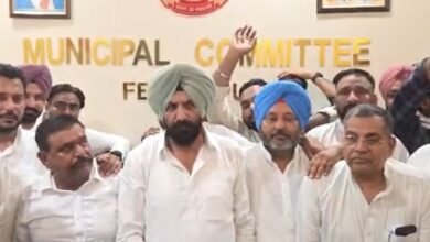 ਫਿਰੋਜ਼ਪੁਰ ਨਗਰ ਕੌਂਸਲ ਦੇ ਉੱਚ ਅਹੁਦਿਆਂ 'ਤੇ ਕਾਂਗਰਸ ਦੀ ਜਿੱਤ, ਅਸ਼ੋਕ ਸਚਦੇਵਾ ਪ੍ਰਧਾਨ ਬਣੇ