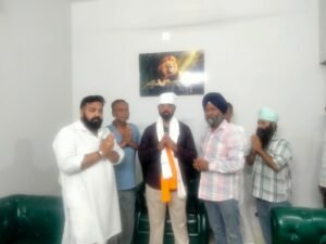 ਇੰਟਰਨੈਸ਼ਨਲ ਭਾਈ ਮਰਦਾਨਾ ਸੁਸਾਇਟੀ ਵੱਲੋਂ ਸਮਾਜ ਸੇਵੀ ਚੰਦੂ ਸਨਮਾਨਿਤ