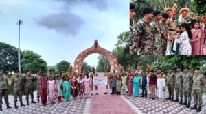 औरंगाबाद की दृष्टिबाधित महिलाओं ने हुसैनीवाला जेसीपी में बीएसएफ जवानों के साथ मनाई राखी औरंगाबाद की दृष्टिबाधित महिलाओं ने हुसैनीवाला जेसीपी में बीएसएफ जवानों के साथ मनाई राखी