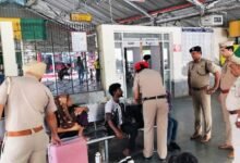 स्वतंत्रता दिवस से पहले GRP ने फिरोजपुर कैंट रेलवे स्टेशन पर सिक्योरिटी चेक किया