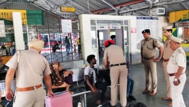 स्वतंत्रता दिवस से पहले GRP ने फिरोजपुर कैंट रेलवे स्टेशन पर सिक्योरिटी चेक किया