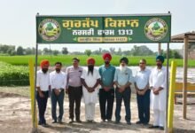 ਅੱਪਰ ਨਿਰਦੇਸ਼ਕ, ਪਸਾਰ ਸਿੱਖਿਆ ਦੇ ਨਾਲ ਆਈ ਪੀ.ਏ.ਯੂ ਲੁਧਿਆਣਾ ਦੀ ਟੀਮ ਨੇ ਫਿਰੋਜ਼ਪੁਰ ਦੇ ਅਗਾਂਹਵਧੂ ਕਿਸਾਨਾਂ ਦੇ ਖੇਤਾਂ ਦਾ ਕੀਤਾ ਦੌਰਾ