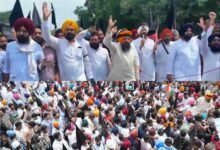 ਰਾਜਾ ਵੜਿੰਗ ਨੇ ਜ਼ੀਰਾ ਵਿੱਚ ਮੁੱਖ ਮੰਤਰੀ ਮਾਨ ਵਿਰੁੱਧ ਕਾਲੇ ਝੰਡੇ ਦਿਖਾਏ ਪ੍ਰਦਰਸ਼ਨ ਦੀ ਅਗਵਾਈ ਕੀਤੀ; ਕਾਂਗਰਸੀ ਵਰਕਰਾਂ ਨੂੰ ਪੁਲਿਸ ਨੇ ਰੋਕਿਆ
