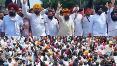 ਰਾਜਾ ਵੜਿੰਗ ਨੇ ਜ਼ੀਰਾ ਵਿੱਚ ਮੁੱਖ ਮੰਤਰੀ ਮਾਨ ਵਿਰੁੱਧ ਕਾਲੇ ਝੰਡੇ ਦਿਖਾਏ ਪ੍ਰਦਰਸ਼ਨ ਦੀ ਅਗਵਾਈ ਕੀਤੀ; ਕਾਂਗਰਸੀ ਵਰਕਰਾਂ ਨੂੰ ਪੁਲਿਸ ਨੇ ਰੋਕਿਆ