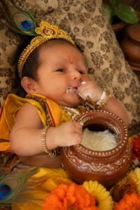 नन्हे कान्हा के रूप में Evansh Jatolia, घर में आया कृष्ण का एहसास
