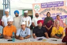 ਸੱਤਵਾਂ ਆਯੂਸ਼ ਮੈਡੀਕਲ ਕੈਂਪ ਗੁਰੁਦੁਆਰਾ ਸਾਹਿਬ ਢੇਰੂ ਵਿਖੇ ਆਯੋਜਿਤ, 586 ਮਰੀਜ਼ਾਂ ਦੀ ਕੀਤੀ ਮੁਫ਼ਤ ਜਾਂਚ