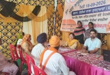 ਪੰਜਵਾਂ ਆਯੂਸ਼ ਮੈਡੀਕਲ ਕੈਂਪ ਬੇਰੀਆਂ ਵਾਲਾ ਗੁਰੁਦੁਆਰਾ ਜ਼ੀਰਾ ਵਿਖੇ ਆਯੋਜਿਤ