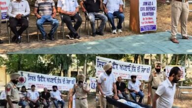 ਮਾਲਵਾ ਖਾਲਸਾ ਸੀਨੀਅਰ ਸੈਕੰਡਰੀ ਸਕੂਲ ਵਿਖੇ ਸਿਵਲ ਡਿਫੈਂਸ ਸਬੰਧੀ ਸਿਖਲਾਈ ਪ੍ਰੋਗਰਾਮ ਆਯੋਜਿਤ