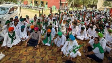 ਸੰਯੁਕਤ ਕਿਸਾਨ ਮੋਰਚੇ ਦੀ ਅਗਵਾਈ ਹੇਠ ਫਿਰੋਜ਼ਪੁਰ ਦੀਆਂ ਕਿਸਾਨ ਜਥੇਬੰਦੀਆਂ ਵੱਲੋਂ ਪੀਐੱਸਪੀਸੀਐੱਲ ਦੇ ਐੱਸ.ਈ. ਦਫ਼ਤਰ ਅੱਗੇ ਧਰਨਾ