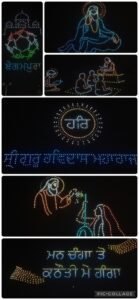 -ਸ੍ਰੀ ਗੁਰੂ ਰਵਿਦਾਸ ਜੀ ਦੇ 650ਵੇਂ ਪ੍ਰਕਾਸ਼ ਪੁਰਬ ਨੂੰ ਸਮਰਪਿਤ ਫਿਰੋਜ਼ਪੁਰ 'ਚ ਕਰਵਾਇਆ ਡਰੋਨ ਸ਼ੋਅ