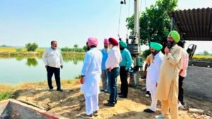 ਪੰਜਾਬ ਦੇ ਮੱਛੀ ਕਾਸ਼ਤਕਾਰ ਕਿਸਾਨਾਂ ਵੱਲੋਂ ਪਿੰਡ ਕਾਹਨ ਸਿੰਘ ਵਾਲਾ ਵਿਖ਼ੇ ਬਣੇ ਮੱਛੀ ਫਾਰਮ ਦਾ ਕੀਤਾ ਗਿਆ ਦੌਰਾ