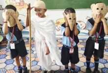 गांधी जयंती के अवसर पर विवेकानंद वर्ल्ड स्कूल में गूंजा गांधीवादी मूल्यों का संदेश